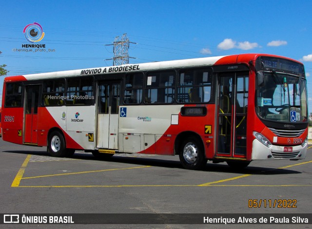 Expresso CampiBus 2291 na cidade de Campinas, São Paulo, Brasil, por Henrique Alves de Paula Silva. Número da foto: #11270468.
