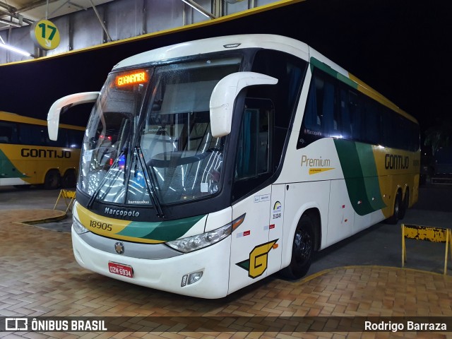 Empresa Gontijo de Transportes 18905 na cidade de Perdões, Minas Gerais, Brasil, por Rodrigo Barraza. Número da foto: #11269393.