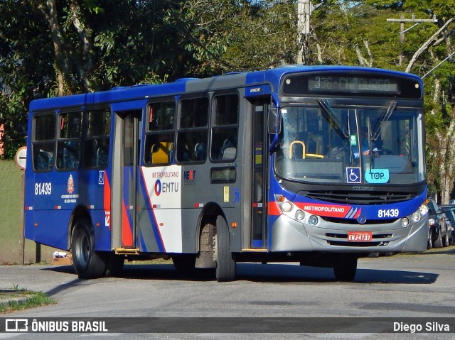 Next Mobilidade - ABC Sistema de Transporte 81.439 na cidade de Ribeirão Pires, São Paulo, Brasil, por Diego Silva. ID da foto: 11270207.