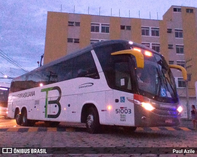 Transbrasiliana Transportes e Turismo 51003 na cidade de Belém, Pará, Brasil, por Paul Azile. ID da foto: 11268994.