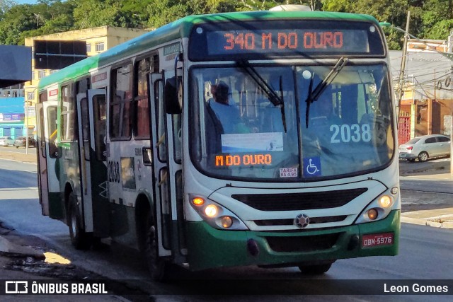 Rápido Cuiabá Transporte Urbano 2038 na cidade de Cuiabá, Mato Grosso, Brasil, por Leon Gomes. Número da foto: #11269825.