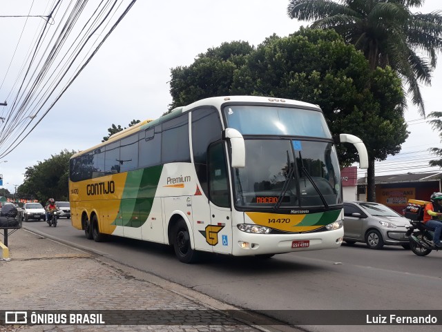 Empresa Gontijo de Transportes 14470 na cidade de Maceió, Alagoas, Brasil, por Luiz Fernando. Número da foto: #11270060.