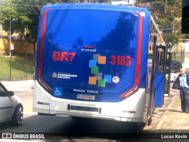 BR7 Mobilidade 3183 na cidade de São Bernardo do Campo, São Paulo, Brasil, por Lucas Kevin. Número da foto: #11272382.