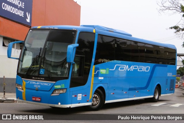 Viação Sampaio 9838 na cidade de Rio de Janeiro, Rio de Janeiro, Brasil, por Paulo Henrique Pereira Borges. ID da foto: 11272975.