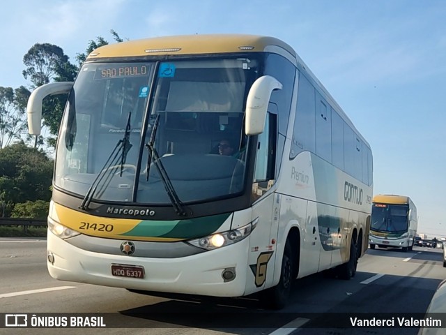 Empresa Gontijo de Transportes 21420 na cidade de São Paulo, São Paulo, Brasil, por Vanderci Valentim. Número da foto: #11273458.