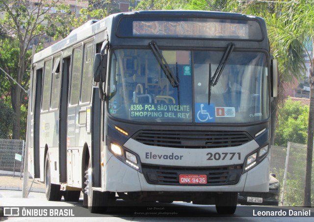 Viação Jardins 20771 na cidade de Belo Horizonte, Minas Gerais, Brasil, por Leonardo Daniel. Número da foto: #11272598.