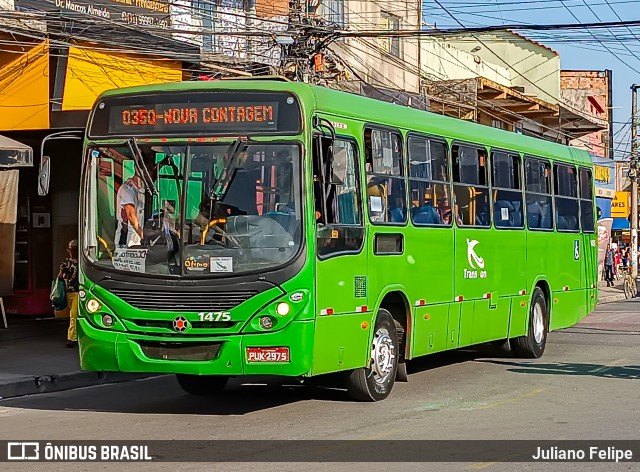 Viação Belo Monte Transportes Coletivos 1475 na cidade de Contagem, Minas Gerais, Brasil, por Juliano Felipe. Número da foto: #11272677.