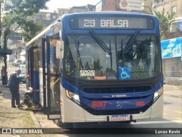 BR7 Mobilidade 3183 na cidade de São Bernardo do Campo, São Paulo, Brasil, por Lucas Kevin. Número da foto: #11271805.