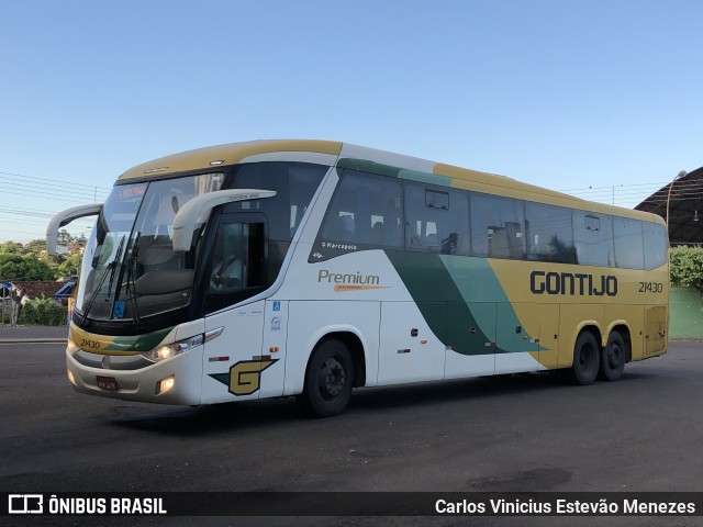 Empresa Gontijo de Transportes 21430 na cidade de Parapuã, São Paulo, Brasil, por Carlos Vinicius Estevão Menezes. Número da foto: #11272423.