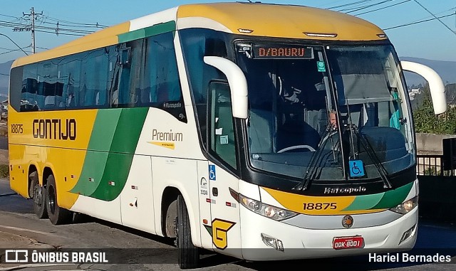 Empresa Gontijo de Transportes 18875 na cidade de Betim, Minas Gerais, Brasil, por Hariel Bernades. ID da foto: 11270861.