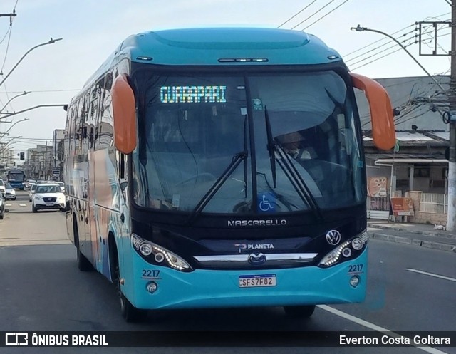 Planeta Transportes Rodoviários 2217 na cidade de Vila Velha, Espírito Santo, Brasil, por Everton Costa Goltara. ID da foto: 11271129.