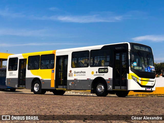 Viação Campo dos Ouros 3323 na cidade de Guarulhos, São Paulo, Brasil, por César Alexandre. Número da foto: #11271016.