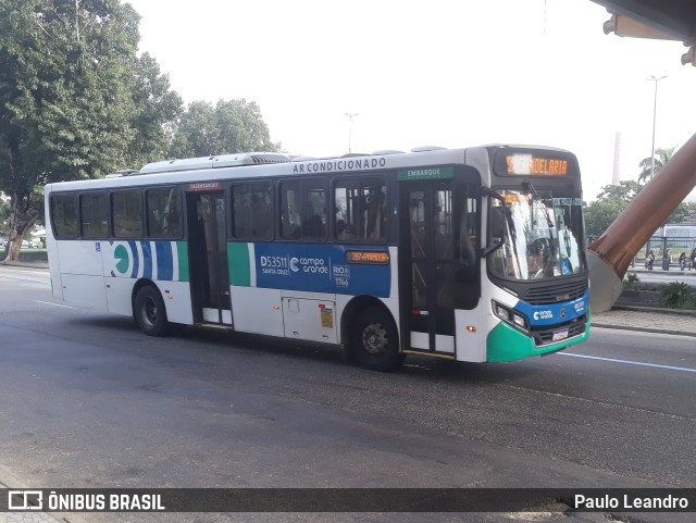Transportes Campo Grande D53511 na cidade de Rio de Janeiro, Rio de Janeiro, Brasil, por Paulo Leandro. Número da foto: #11272069.