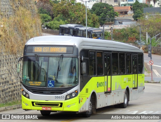 Urca Auto Ônibus 30653 na cidade de Belo Horizonte, Minas Gerais, Brasil, por Adão Raimundo Marcelino. Número da foto: #11273756.