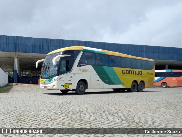 Empresa Gontijo de Transportes 18705 na cidade de Caruaru, Pernambuco, Brasil, por Guilherme Souza. ID da foto: 11272512.