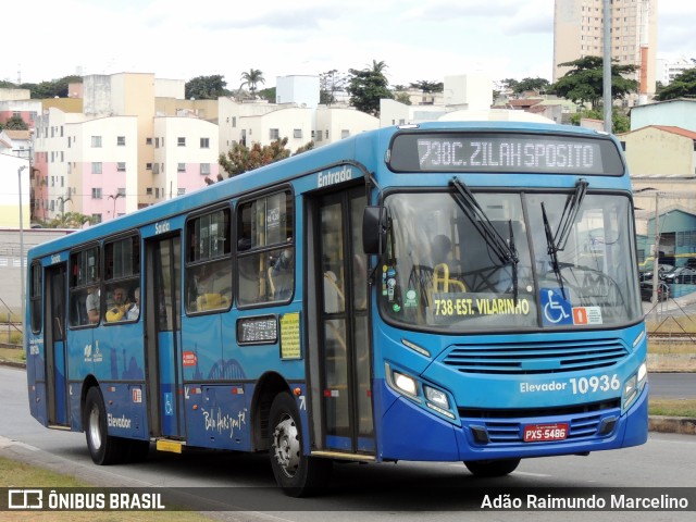 Auto Omnibus Floramar 10936 na cidade de Belo Horizonte, Minas Gerais, Brasil, por Adão Raimundo Marcelino. ID da foto: 11273799.