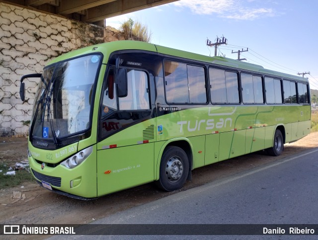 Tursan - Turismo Santo André 622 (RJ 597.061) na cidade de Barra do Piraí, Rio de Janeiro, Brasil, por Danilo  Ribeiro. Número da foto: #11271754.