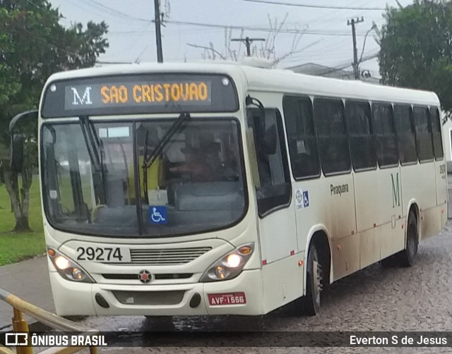 Viação Piraquara 29274 na cidade de Piraquara, Paraná, Brasil, por Everton S de Jesus. ID da foto: 11272924.