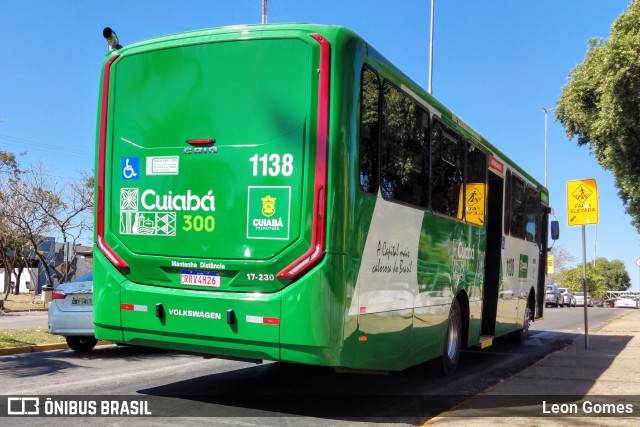 Viação Paraense Cuiabá Transportes 1138 na cidade de Cuiabá, Mato Grosso, Brasil, por Leon Gomes. Número da foto: #11274022.