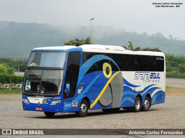 Arara Azul Turismo 2010 na cidade de João Monlevade, Minas Gerais, Brasil, por Antonio Carlos Fernandes. ID da foto: 11274107.