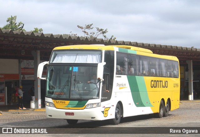 Empresa Gontijo de Transportes 12755 na cidade de Vitória da Conquista, Bahia, Brasil, por Rava Ogawa. ID da foto: 11275004.