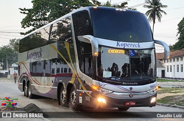 Kopereck Turismo 1400 na cidade de Rio de Janeiro, Rio de Janeiro, Brasil, por Claudio Luiz. Número da foto: #11275016.