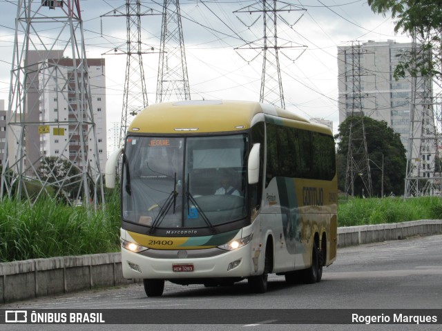 Empresa Gontijo de Transportes 21400 na cidade de São José dos Campos, São Paulo, Brasil, por Rogerio Marques. ID da foto: 11274230.