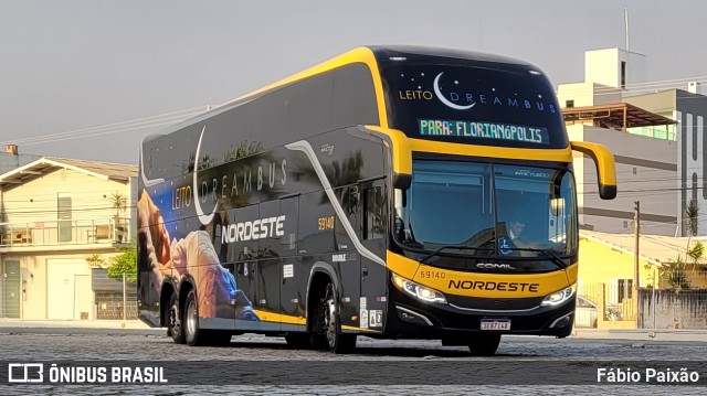 Expresso Nordeste 59140 na cidade de Balneário Camboriú, Santa Catarina, Brasil, por Fábio Paixão. Número da foto: #11275822.