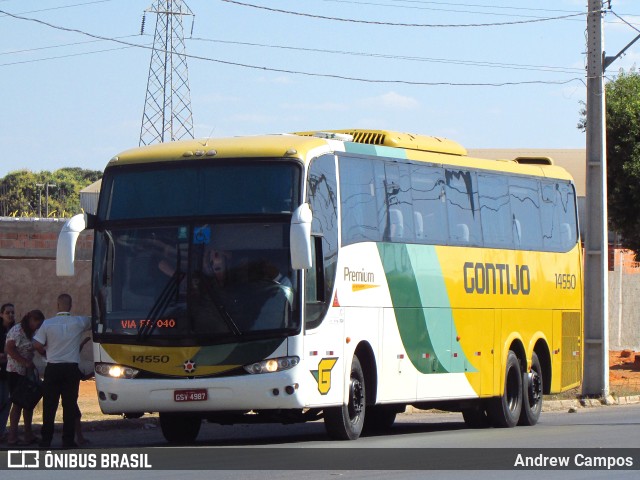 Empresa Gontijo de Transportes 14550 na cidade de Pirapora, Minas Gerais, Brasil, por Andrew Campos. Número da foto: #11275490.