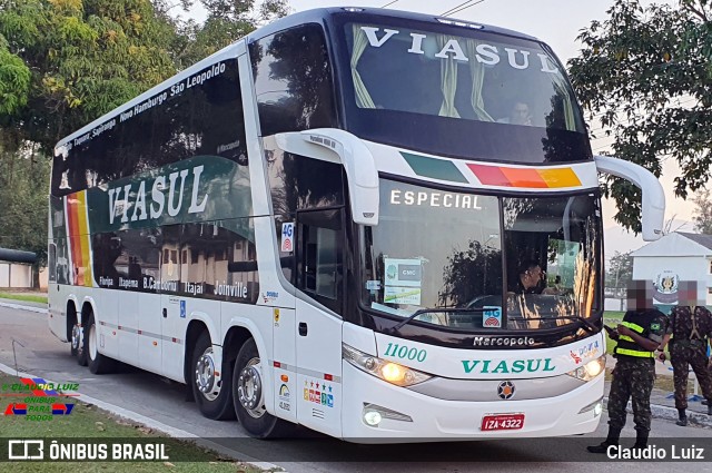 Viasul - Auto Viação Venâncio Aires 11000 na cidade de Rio de Janeiro, Rio de Janeiro, Brasil, por Claudio Luiz. Número da foto: #11274986.
