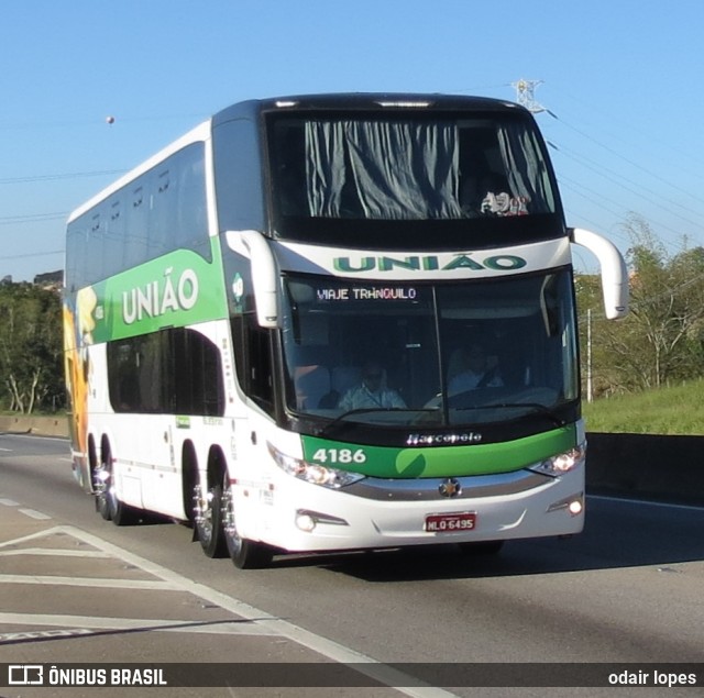 Empresa União de Transportes 4186 na cidade de Caçapava, São Paulo, Brasil, por odair lopes. ID da foto: 11275357.