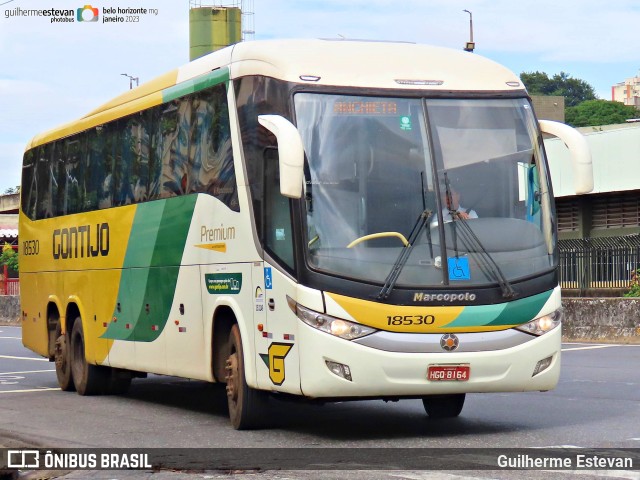 Empresa Gontijo de Transportes 18530 na cidade de Belo Horizonte, Minas Gerais, Brasil, por Guilherme Estevan. ID da foto: 11275690.