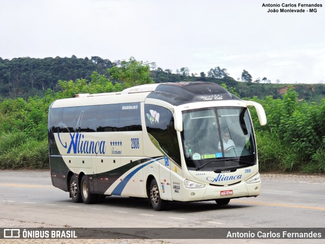 Aliança Turismo e Transporte 2808 na cidade de João Monlevade, Minas Gerais, Brasil, por Antonio Carlos Fernandes. ID da foto: 11274102.