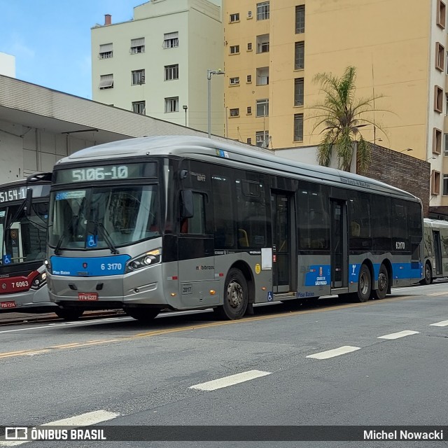 Viação Paratodos > São Jorge > Metropolitana São Paulo > Mobibrasil 6 3170 na cidade de São Paulo, São Paulo, Brasil, por Michel Nowacki. ID da foto: 11275614.