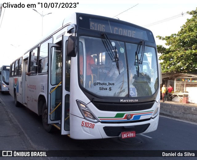 Reunidas Transportes >  Transnacional Metropolitano 51038 na cidade de João Pessoa, Paraíba, Brasil, por Daniel da Silva. ID da foto: 11275458.