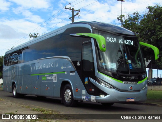 Viação Garcia 82189 na cidade de Paranavaí, Paraná, Brasil, por Celso da Silva Ramos. ID da foto: 11276565.