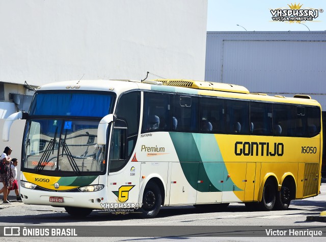 Empresa Gontijo de Transportes 16050 na cidade de Rio de Janeiro, Rio de Janeiro, Brasil, por Victor Henrique. ID da foto: 11278034.