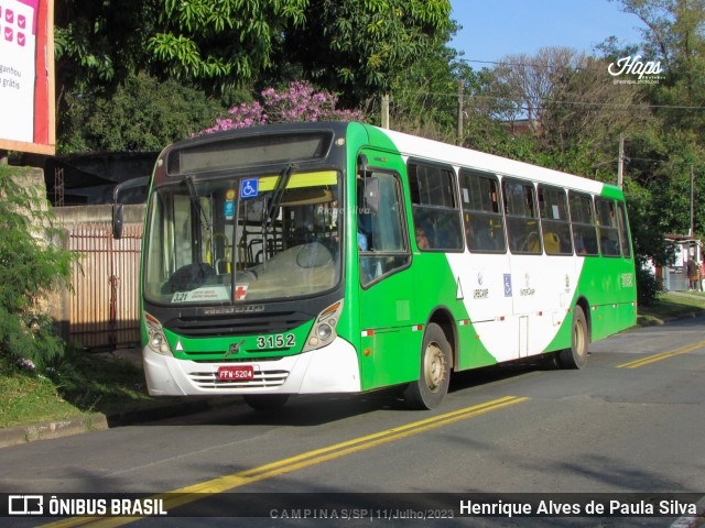 VB Transportes e Turismo 3152 na cidade de Campinas, São Paulo, Brasil, por Henrique Alves de Paula Silva. Número da foto: #11276916.