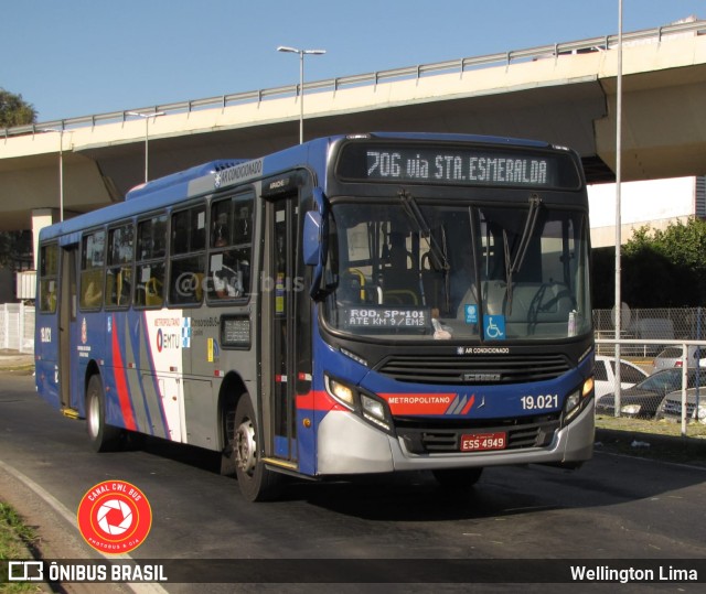 Transportes Capellini 19.021 na cidade de Campinas, São Paulo, Brasil, por Wellington Lima. ID da foto: 11278880.