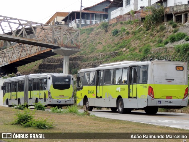 SM Transportes 20614 na cidade de Belo Horizonte, Minas Gerais, Brasil, por Adão Raimundo Marcelino. ID da foto: 11278461.