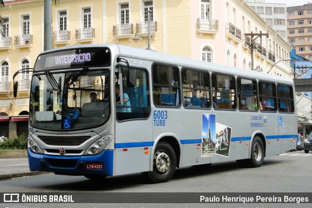 Turb Petrópolis > Turp -Transporte Urbano de Petrópolis 6003 na cidade de Petrópolis, Rio de Janeiro, Brasil, por Paulo Henrique Pereira Borges. Número da foto: #11277856.