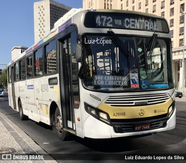 Empresa de Transportes Braso Lisboa A29148 na cidade de Rio de Janeiro, Rio de Janeiro, Brasil, por Luiz Eduardo Lopes da Silva. ID da foto: 11276406.