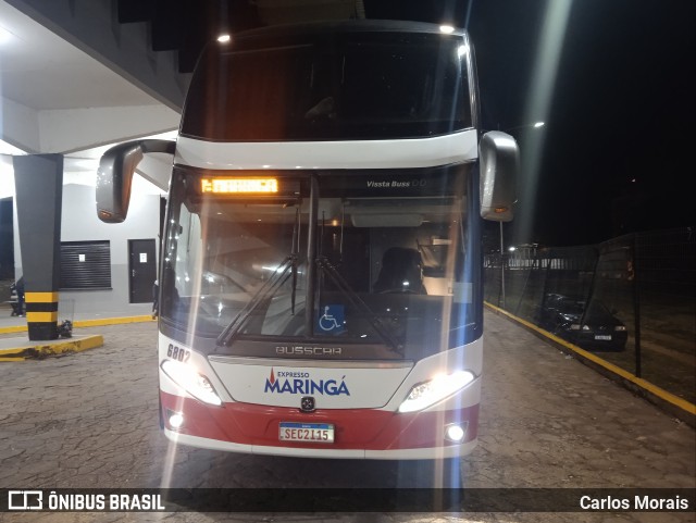 Expresso Maringá 6802 na cidade de Presidente Venceslau, São Paulo, Brasil, por Carlos Morais. Número da foto: #11276584.