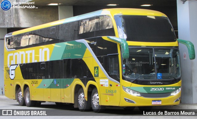 Empresa Gontijo de Transportes 25020 na cidade de Belo Horizonte, Minas Gerais, Brasil, por Lucas de Barros Moura. Número da foto: #11276635.