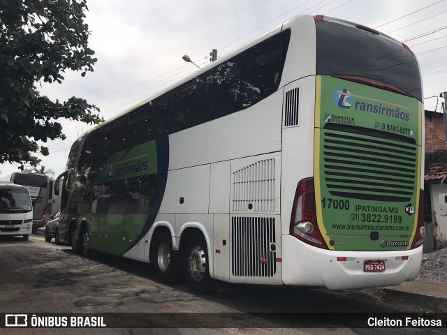 Transirmãos Turismo 17000 na cidade de Trindade, Goiás, Brasil, por Cleiton Feitosa. ID da foto: 11276949.