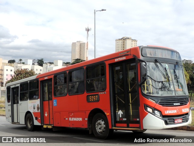 Expresso Unir 14209 na cidade de Belo Horizonte, Minas Gerais, Brasil, por Adão Raimundo Marcelino. ID da foto: 11278747.