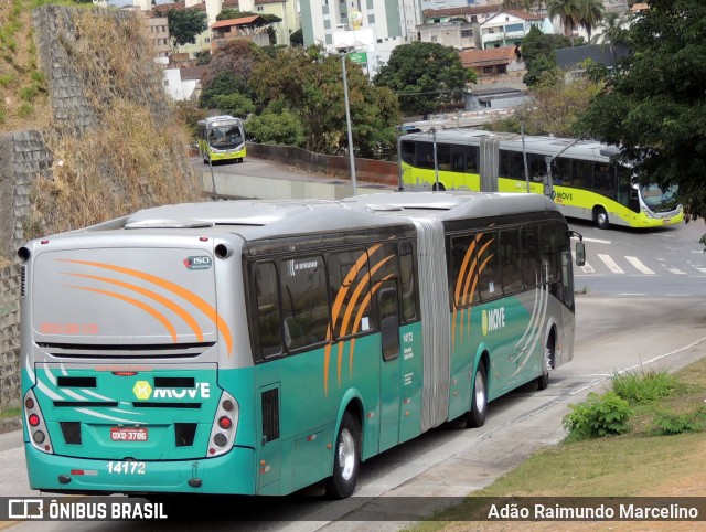 Expresso Unir 14172 na cidade de Belo Horizonte, Minas Gerais, Brasil, por Adão Raimundo Marcelino. ID da foto: 11278729.