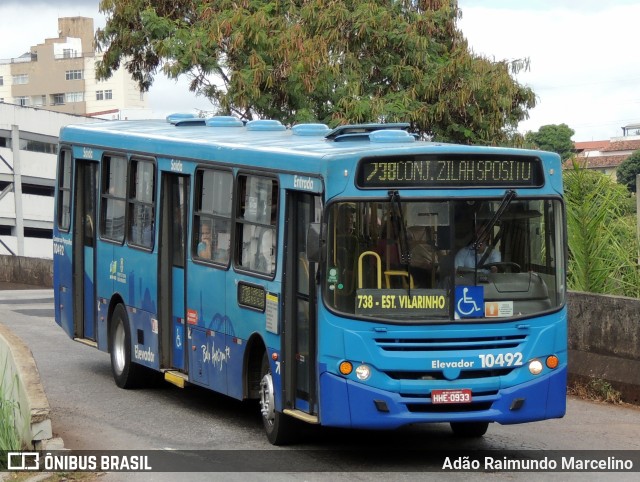 Auto Omnibus Floramar 10492 na cidade de Belo Horizonte, Minas Gerais, Brasil, por Adão Raimundo Marcelino. ID da foto: 11278406.