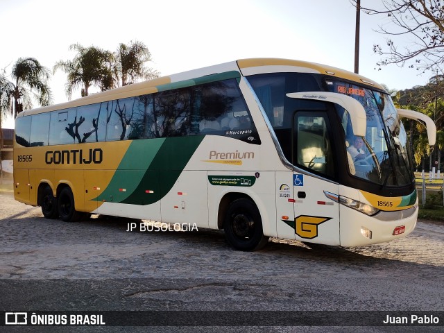 Empresa Gontijo de Transportes 18565 na cidade de Juiz de Fora, Minas Gerais, Brasil, por Juan Pablo. ID da foto: 11280395.