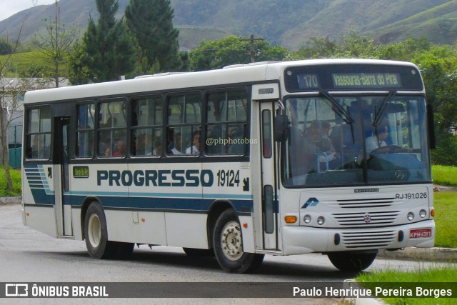 Viação Progresso 19124 na cidade de Barra do Piraí, Rio de Janeiro, Brasil, por Paulo Henrique Pereira Borges. Número da foto: #11279888.